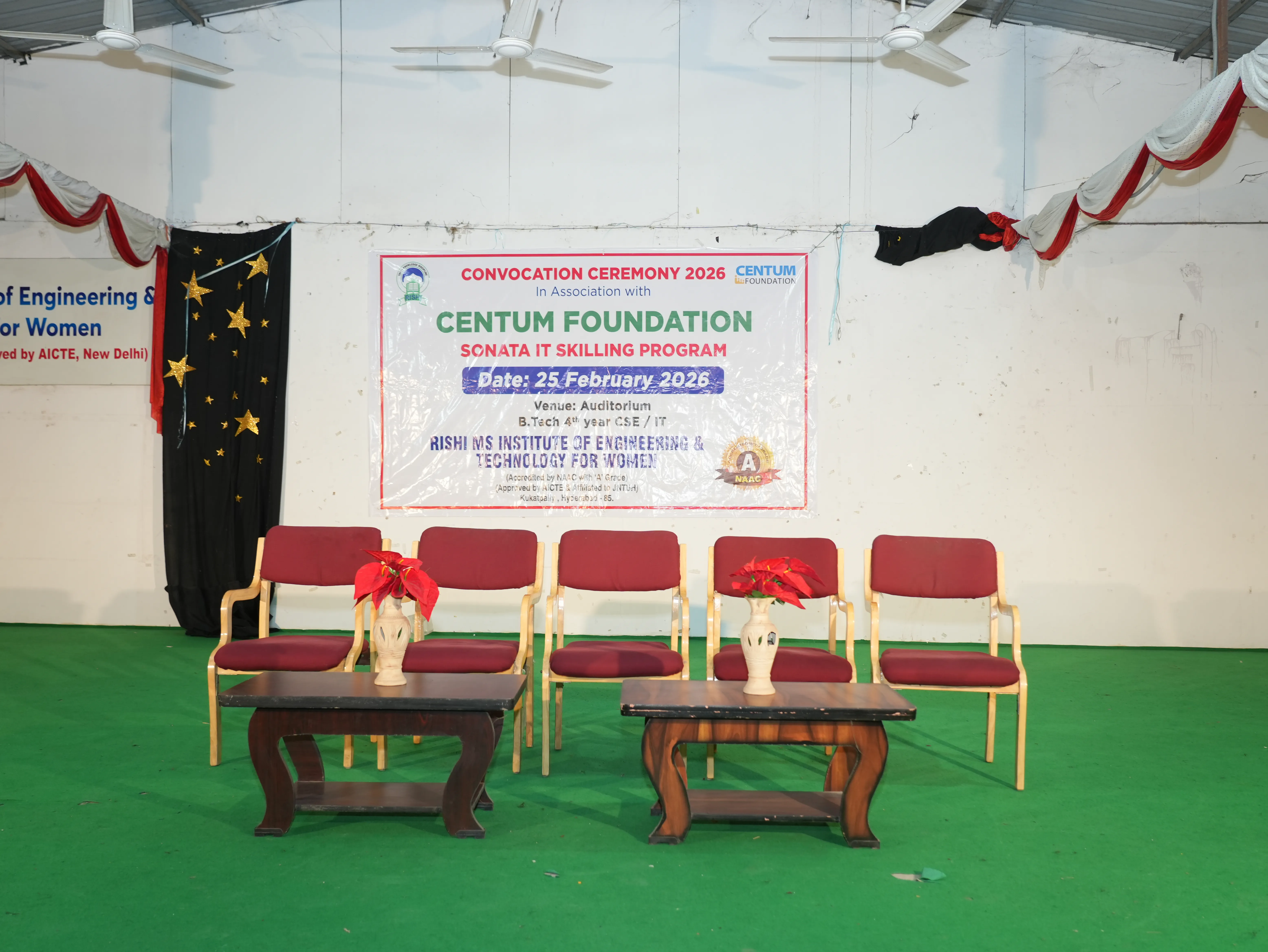 Convocation Ceremony of Sonata CSR through Centrum foundation for 4 th year students - RITW